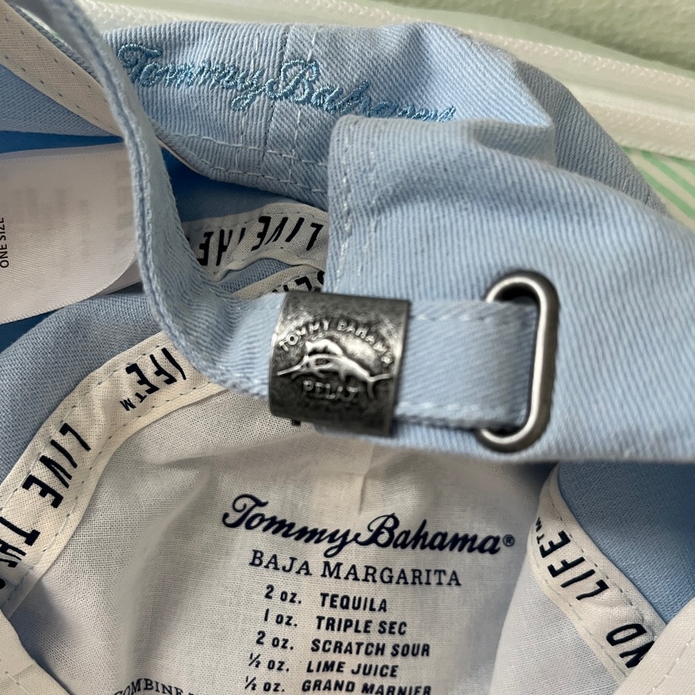 Tommy Bahama Sky Blue Margarita Recipe Live The Island Life Baseball Cap Hat